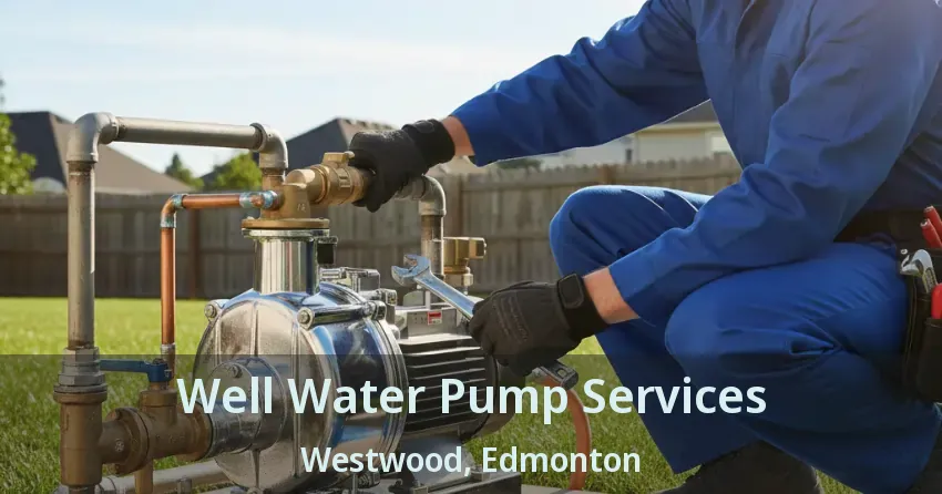 Well Water Pump Services Westwood, Edmonton - AB