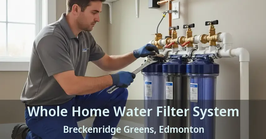 Whole Home Water Filter System Breckenridge Greens, Edmonton - AB
